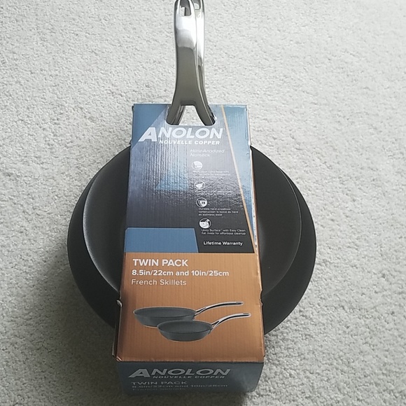Anolon Other - Anolon Nouvelle Copper skillets